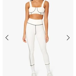 WeWoreWhat Corset Leggings and Top set